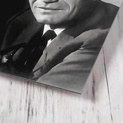 Barry Goldwater metal print mockup