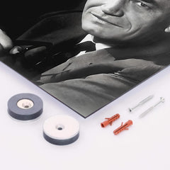 Barry Goldwater metal print mockup