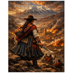 Bartolina Sisa overlooking besieged La Paz jigsaw puzzle