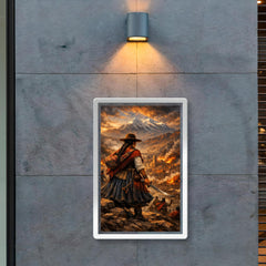 Bartolina Sisa overlooking besieged La Paz poster 2