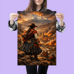 Bartolina Sisa overlooking besieged La Paz poster 3