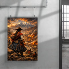 Bartolina Sisa overlooking besieged La Paz poster 4