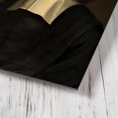 Baruch Spinoza metal print mockup