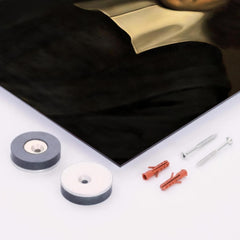 Baruch Spinoza metal print mockup