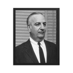 Baruj Benacerraf framed print on a plain backdrop in size 16"x20".