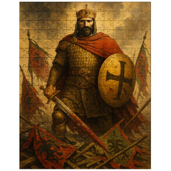 Basil II among broken Bulgar banners jigsaw puzzle