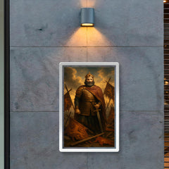 Basil II among broken Bulgarian standards poster 2