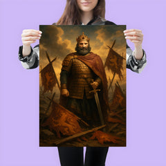 Basil II among broken Bulgarian standards poster 3