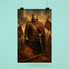 Basil II among broken Bulgarian standards poster 6