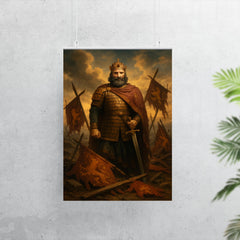 Basil II among broken Bulgarian standards poster 7