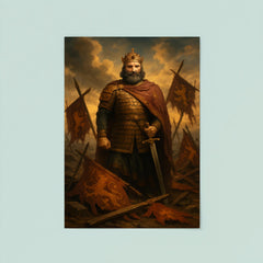 Basil II among broken Bulgarian standards poster 8