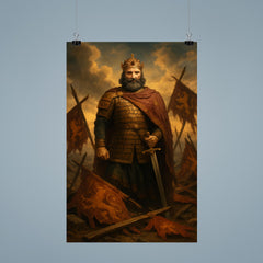 Basil II among broken Bulgarian standards poster 9