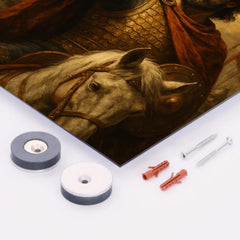 Basil II the Bulgar Slayer triumph portrait metal print mockup