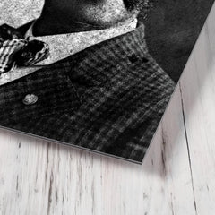 Bass Reeves metal print mockup
