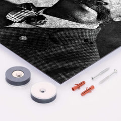 Bass Reeves metal print mockup