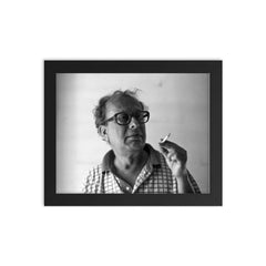 Basudeb Dasgupta framed print on a plain backdrop in size 8"x10".