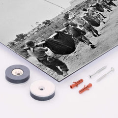 Bataan Death March metal print mockup