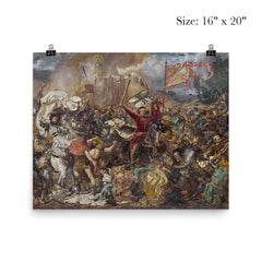 Battle of Grunwald by Jan Matejko, 1878 poster 2