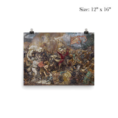 Battle of Grunwald by Jan Matejko, 1878 poster 3