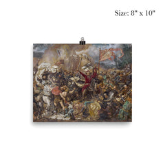 Battle of Grunwald by Jan Matejko, 1878 poster 4
