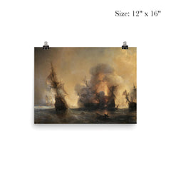 Battle of Lagos by Théodore Gudin, 1693 poster 3
