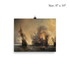 Battle of Lagos by Théodore Gudin, 1693 poster 4