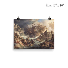 Battle of Salamis by Wilhelm von Kaulbach, 1868 poster 3