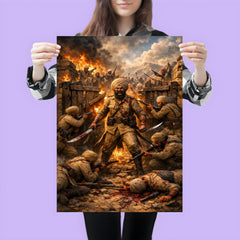 Battle of Saragarhi last stand at gate poster 3