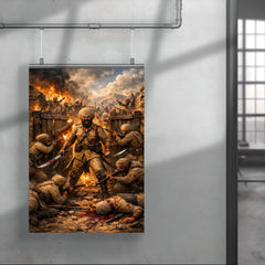 Battle of Saragarhi last stand at gate poster 4