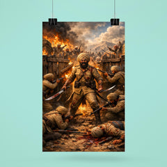 Battle of Saragarhi last stand at gate poster 6