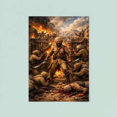 Battle of Saragarhi last stand at gate poster 8