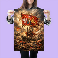 Battle of Vienna standard over broken siege lines poster 3