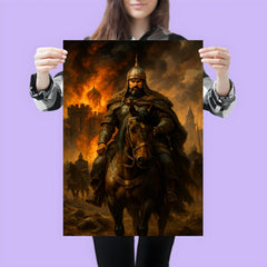 Batu Khan before the smoking gates of Ryazan poster 3