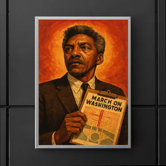 Bayard Rustin march planner portrait poster 5