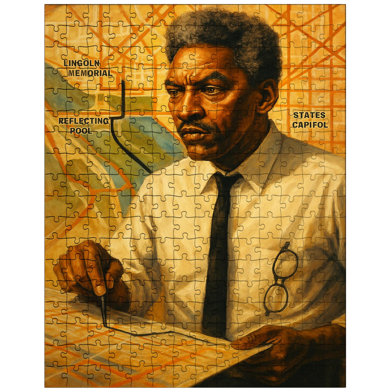 Bayard Rustin organizing march route jigsaw puzzle