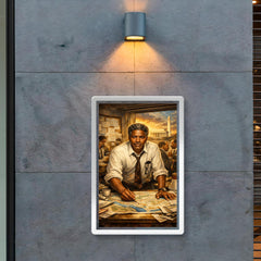 Bayard Rustin organizing the March on Washington poster 2