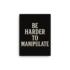Be harder to manipulate canvas print on a plain backdrop in size 12"x16".