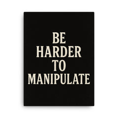 Be harder to manipulate canvas print on a plain backdrop in size 18"x24".