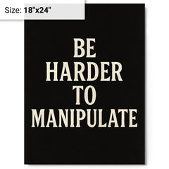 Be harder to manipulate metal print on a plain backdrop in size 18"x24".