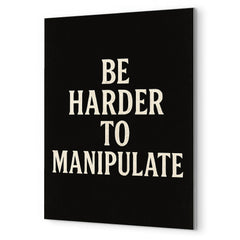 Be harder to manipulate metal print mockup