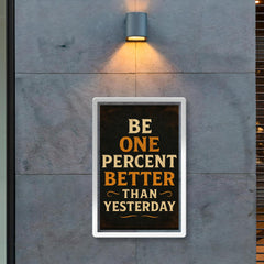 Be one percent better than yesterday poster 2