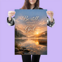 Be still and know that I am God Psalm 4610 poster 3