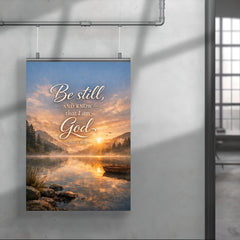 Be still and know that I am God Psalm 4610 poster 4