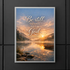 Be still and know that I am God Psalm 4610 poster 5