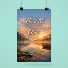 Be still and know that I am God Psalm 4610 poster 6