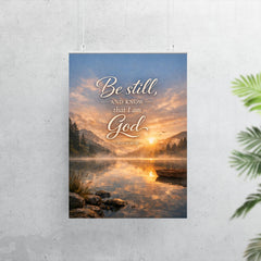 Be still and know that I am God Psalm 4610 poster 7