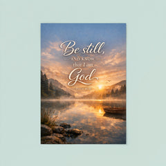Be still and know that I am God Psalm 4610 poster 8