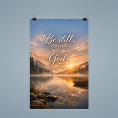 Be still and know that I am God Psalm 4610 poster 9