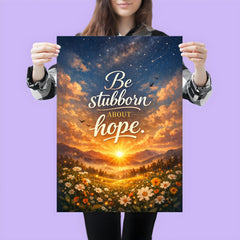 Be stubborn about hope poster 3