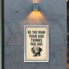 Be the man your dog thinks you are poster 2